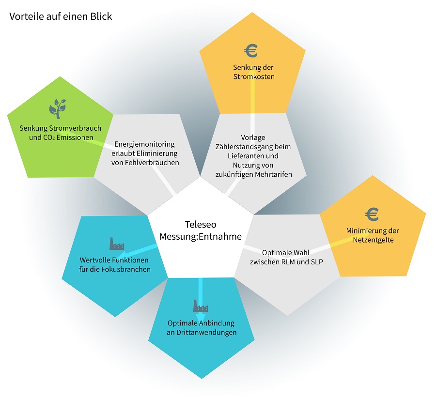Vorteile bei MDL durch die Teleseo an einer Messstelle